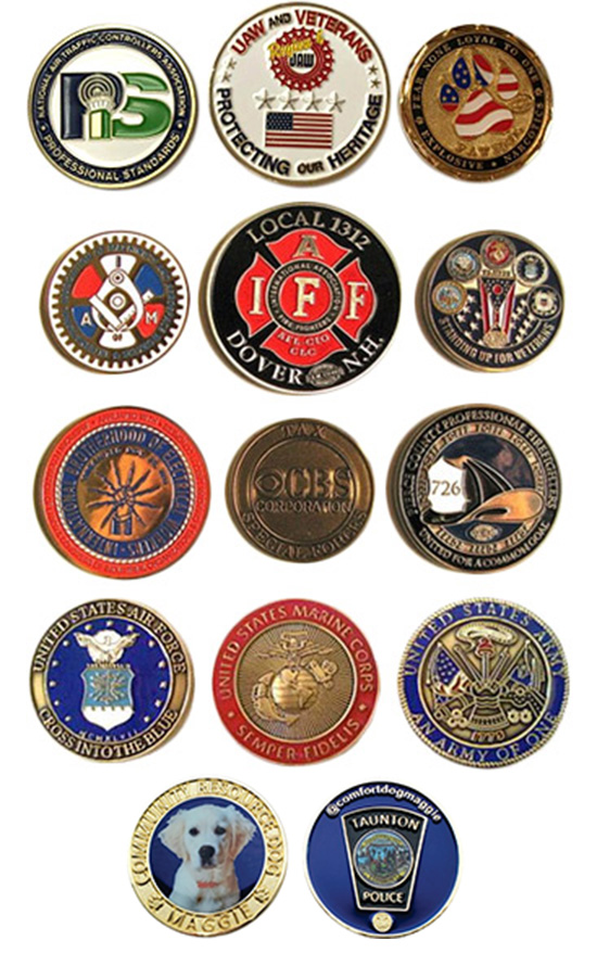 Union Made Lapel Pins Examples